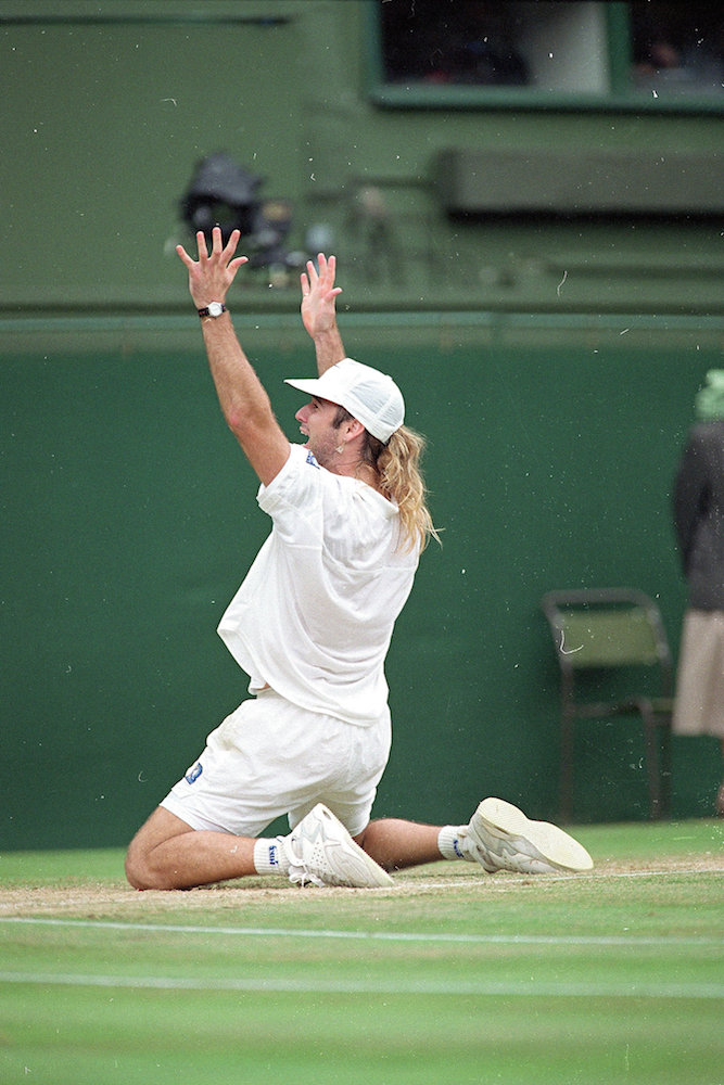 Agassi Wins Wimbledon in Nike Air Tech Challenge Huarache