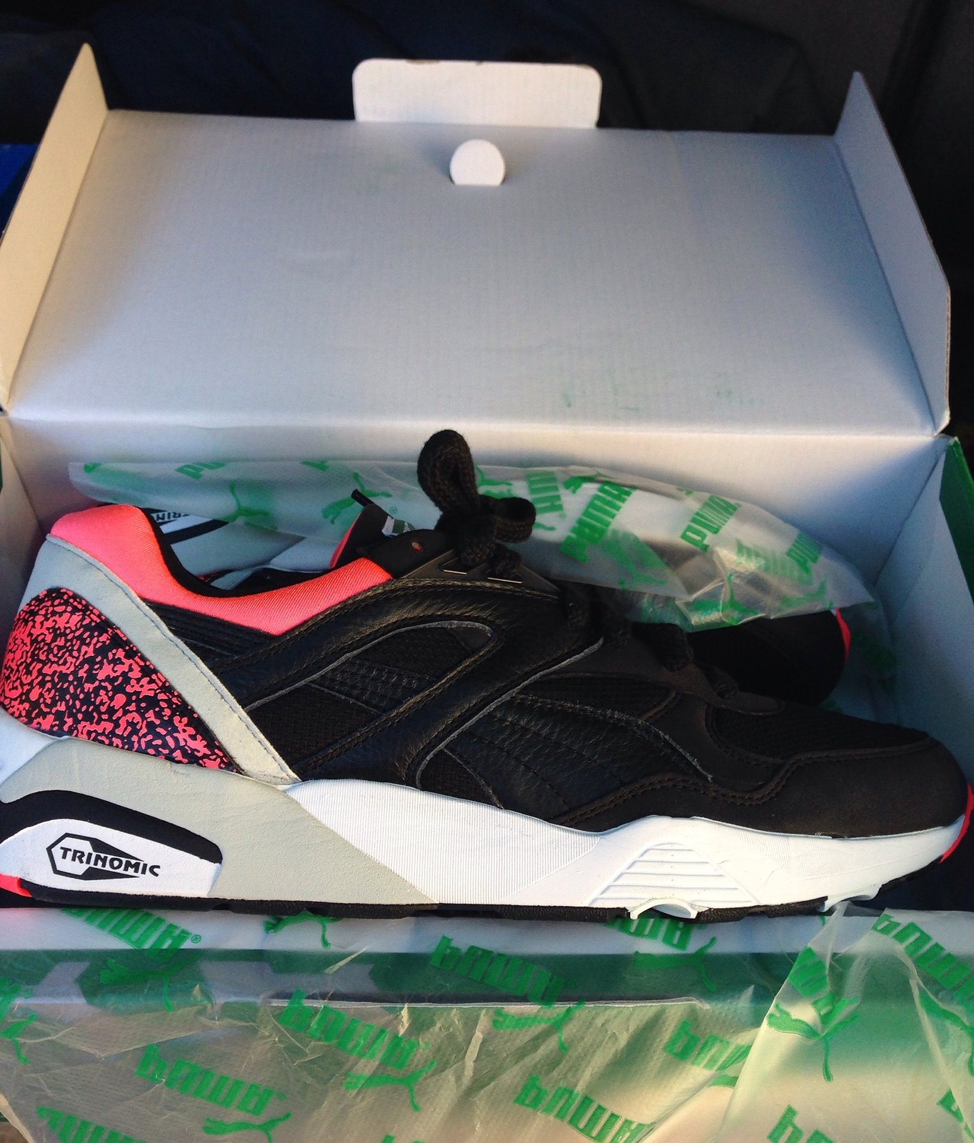 PUMA R698 OG 2013 retro in pink speckle colorway