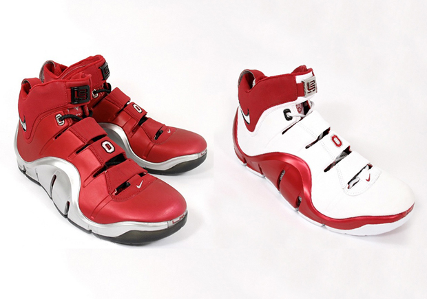 Nike LeBron 4 OSU - 10 Best Ohio State Buckeyes Sneakers Of All Time