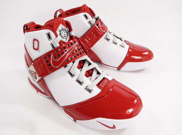 Nike LeBron 5 OSU - 10 Best Ohio State Buckeyes Sneakers Of All Time