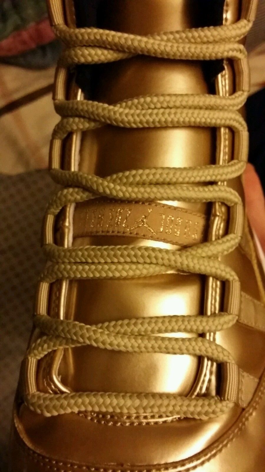 Usher's All Gold Jordan 11 For Sale
