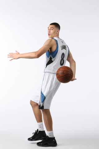 Zach Lavine wearing the Jordan 11 Gamma Blue - Photo courtesy of the NBA