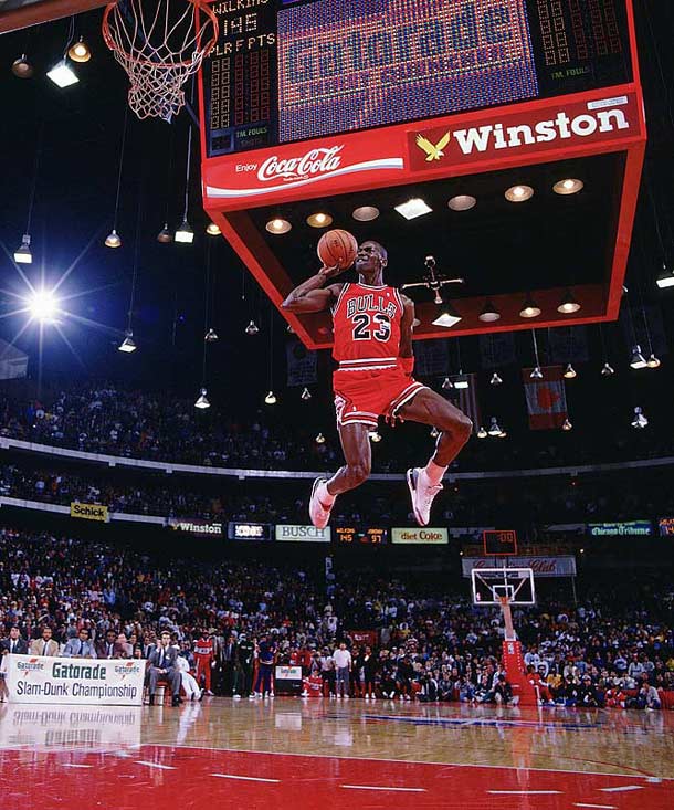 Jordan Wears Air Jordan 3 To Win His Second Consecutive Dunk Contest