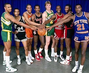 1987 NBA Slam Dunk Contestants