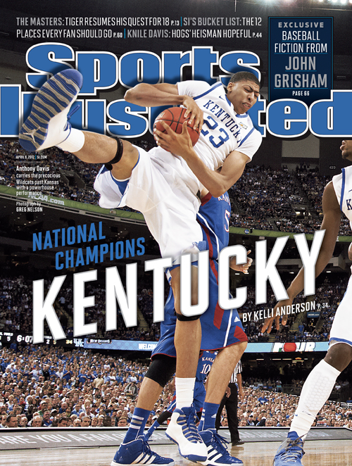 Anthony Davis in Air Jordan 10 "Old Royal" Sports Illustrated Cover