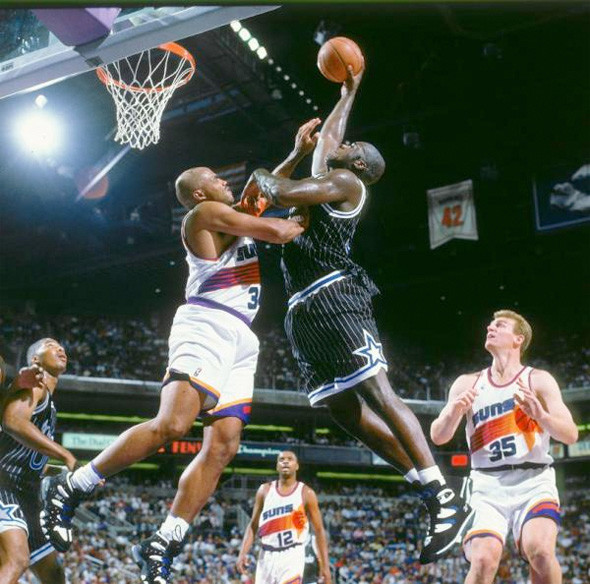 Charles Barkley in Nike Air Force Max2 CB