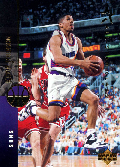 Kevin Johnson in Converse Run 'N Slam Upper Deck Card