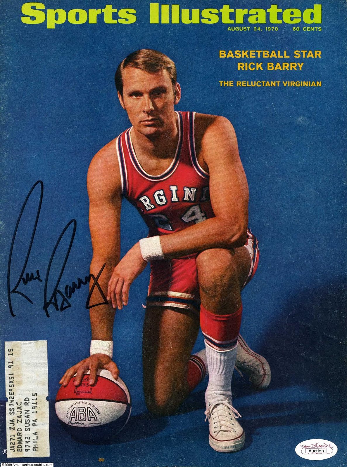Golden State Warriors Retired Rick Barry’s #24 Today in 1988
