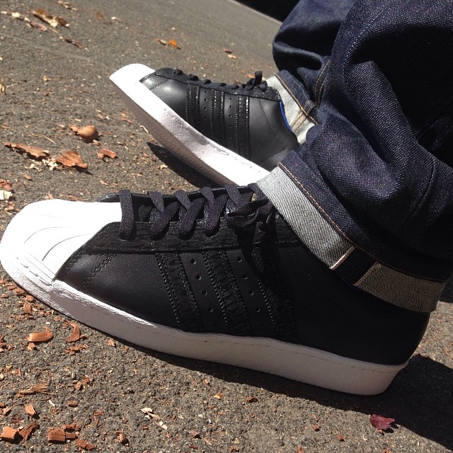 adidas Superstar with Selvedge Denim