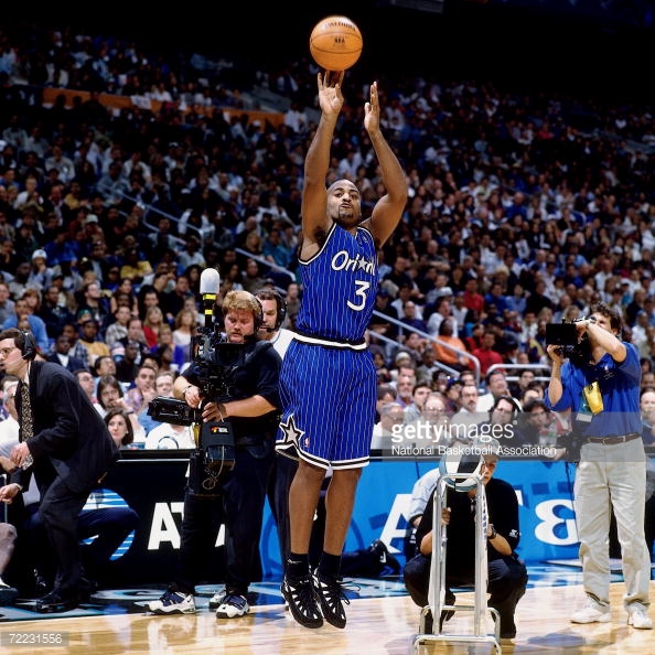 Dennis Scott in Reebok Swingman Photo via GettyImages