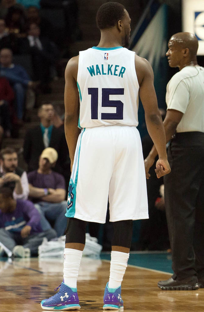 Kemba Walker in Under Armour Curry One