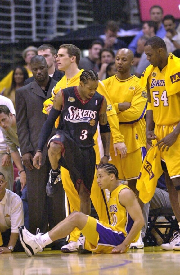 14 Years Ago Today Iverson Steps Over Lue
