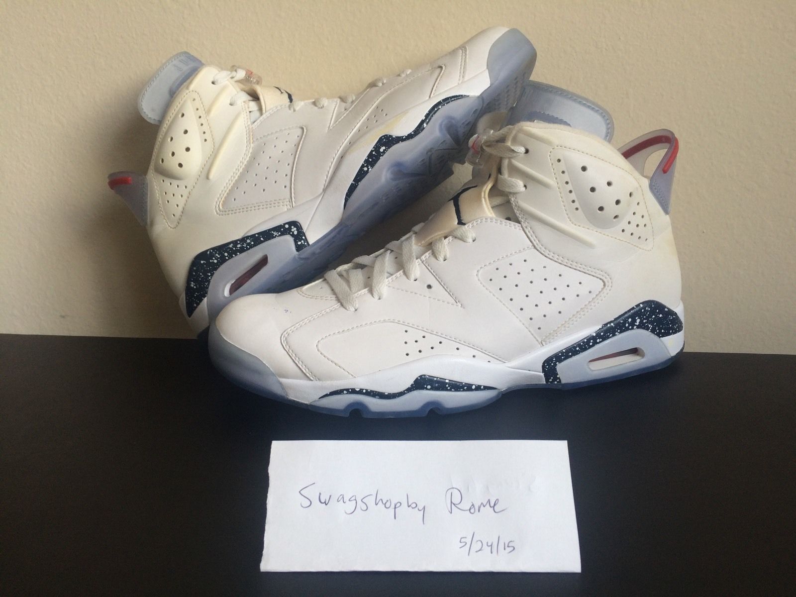 Air Jordan 6 White 3M “First Championship” Sample