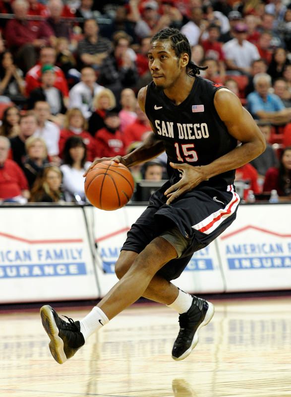 Kawhi Leonard wearing Jordans