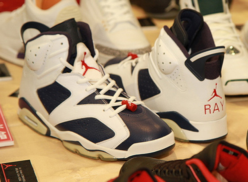 Ray Allen Jordan PEs: Air Jordan 6 Olympic Player Exclusive