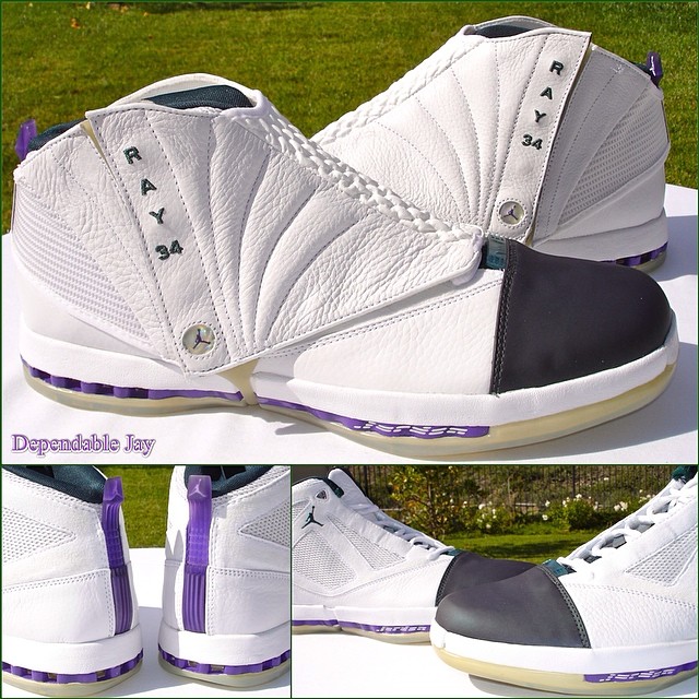 Ray Allen Jordan PEs: Air Jordan 16 Milwaukee Bucks Player Exclusive