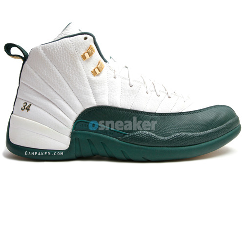 Ray Allen Jordan PEs: Air Jordan 12 Boston Celtics Home Player Exclusive