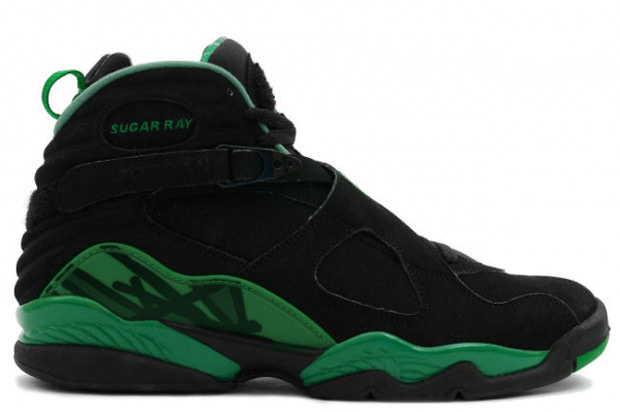 Ray Allen Jordan PEs: Air Jordan 8 Celtics Away Player Exclusive