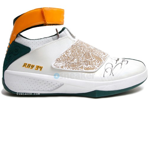 Ray Allen Jordan PEs: Air Jordan XX Seattle Sonics Home Player Exclusive
