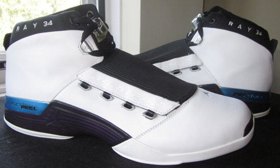 Ray Allen Jordan PEs: Air Jordan 17 Bucks Home Player Exclusive