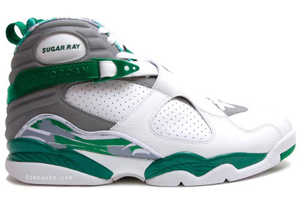 Ray Allen Jordan PEs: Air Jordan 8 Celtics Home Player Exclusive