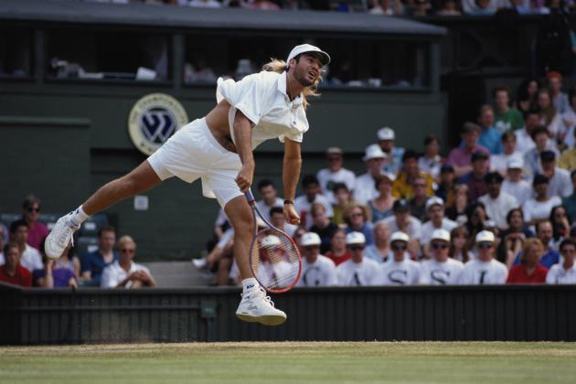 Agassi in Nike Air Tech Challenge Huarache