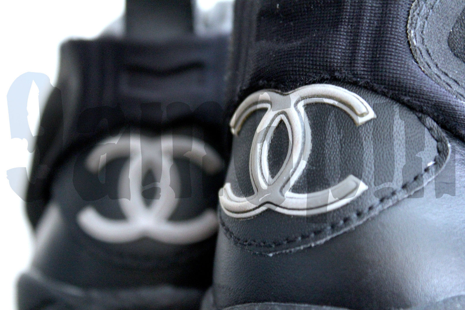 Chanel x Reebok Insta Pump Fury Black Lambskin 2005 1 of 5 Made