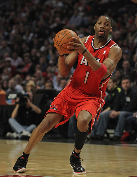 Tracy McGrady wearing the adidas adizero Ghost