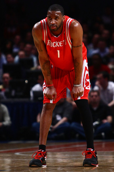 Tracy McGrady wearing the adidas TS Lightning Creator PE