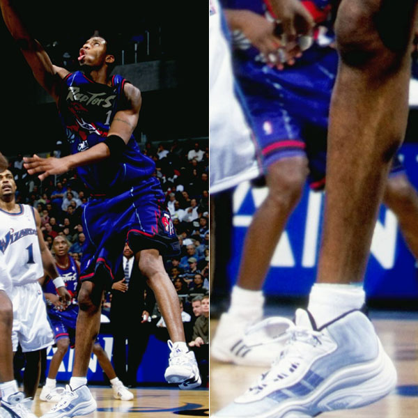Tracy McGrady wearing the adidas KB8 II in 1999