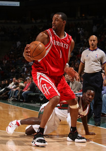 Tracy McGrady wearing the adidas Pirhana