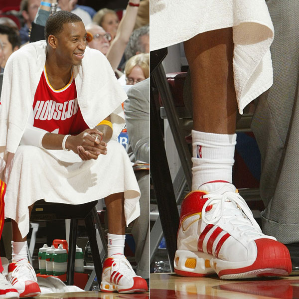 Tracy McGrady wearing the adidas Pro Model S in 2008