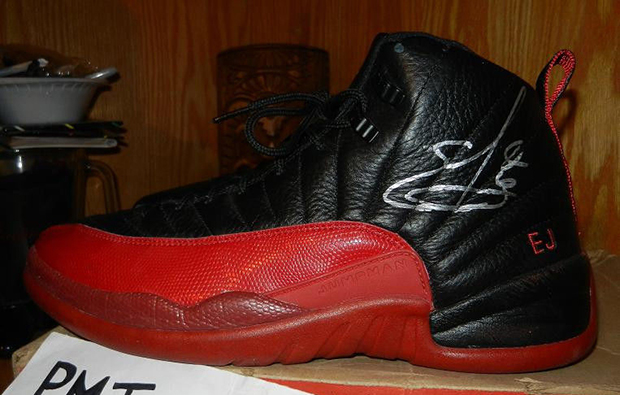 Air Jordan 12 PE Eddie Jones - Image via SN