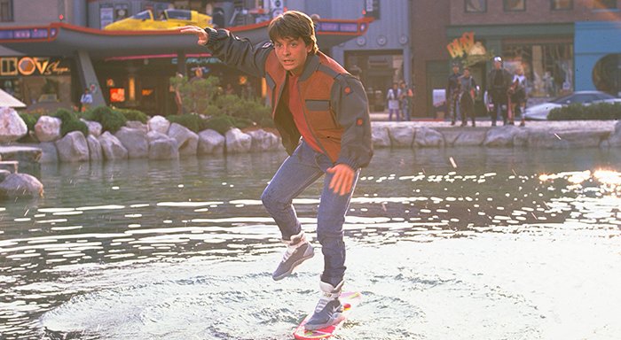 Back To The Future Skateboard on Water