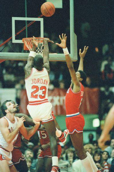 Michael Jordan debuts the Nike Air Jordan for the very first time.
