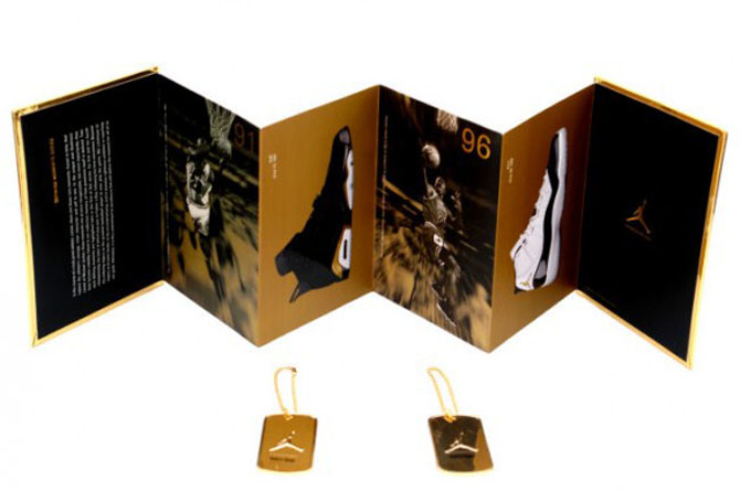 Air Jordan Defining Moments Pack Booklet and Dogtags