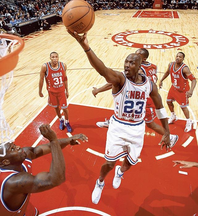 Michael Jordan's last All Star Game wearing the Air Jordan 18