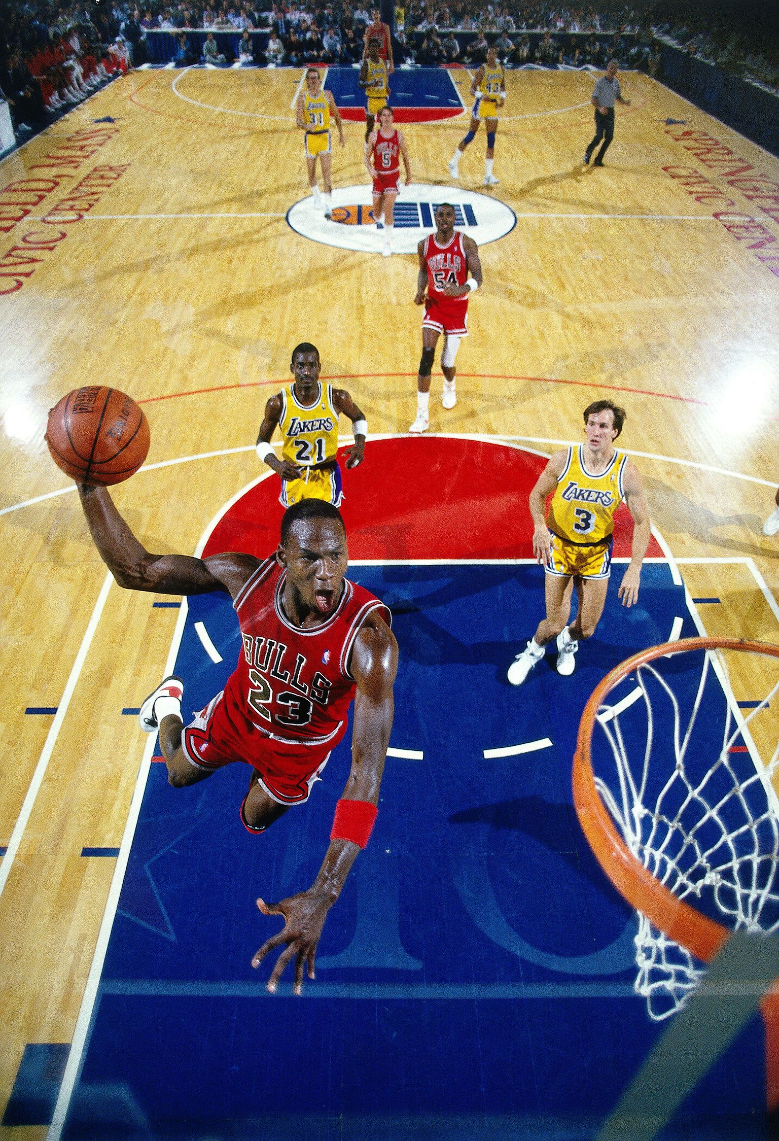 Michael Jordan photo from the cover of "Come Fly With Me"