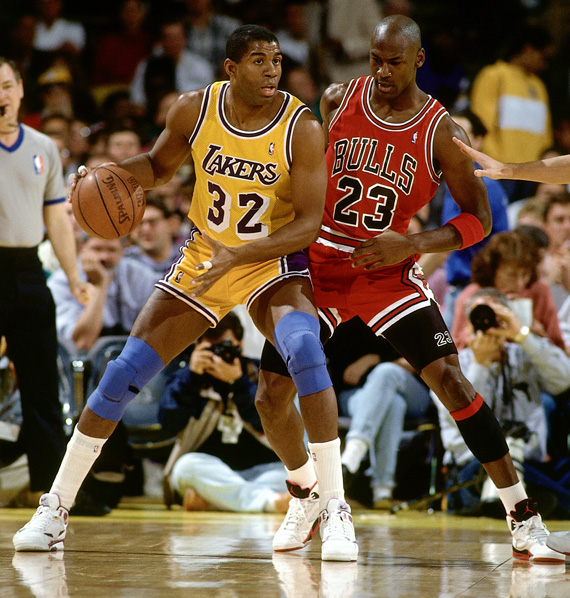 Michael Jordan versus Magic Johnson