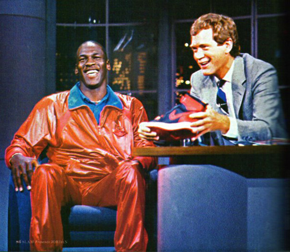 MJ Photos: Michael Jordan on David Letterman