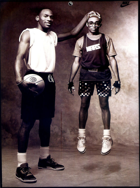 Michael Jordan and Spike Lee as Mars Blackmon