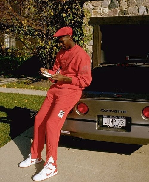 Michael Jordan wearing the Nike Air Force 2
