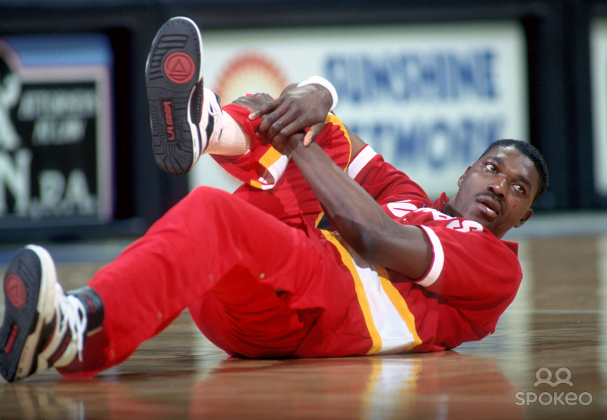 Hakeem Olajuwon in L.A. Gear 1990