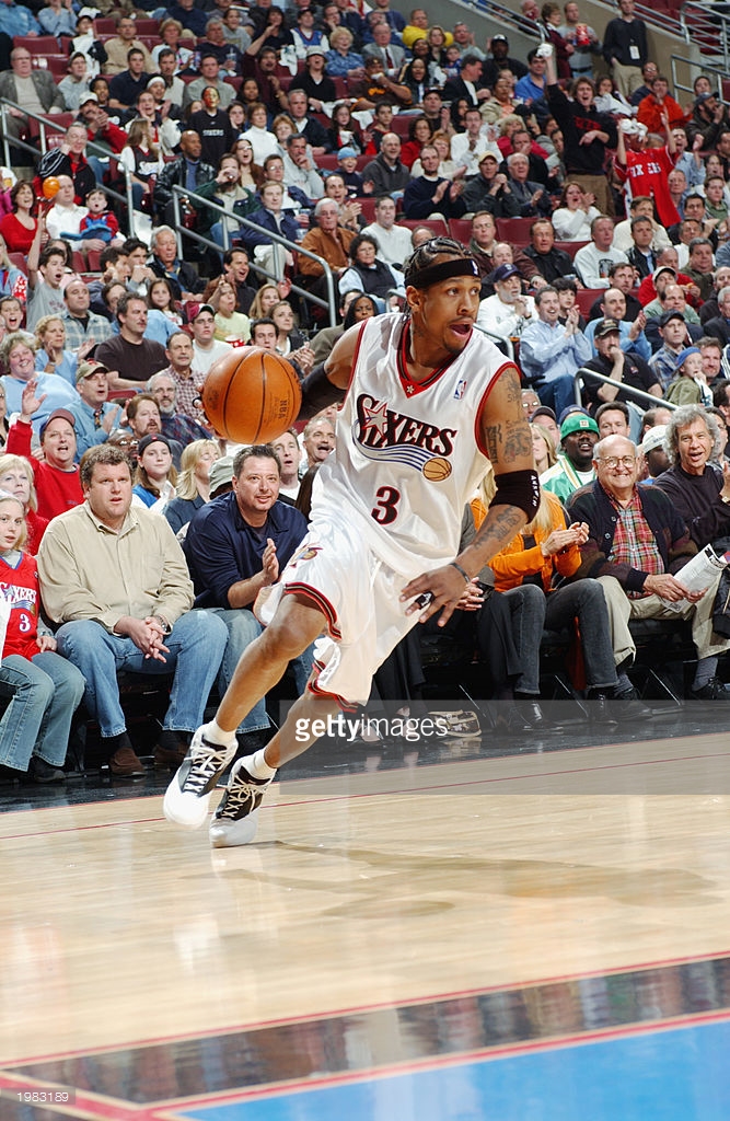 Allen Iverson in the Reebok I3 Playoff II