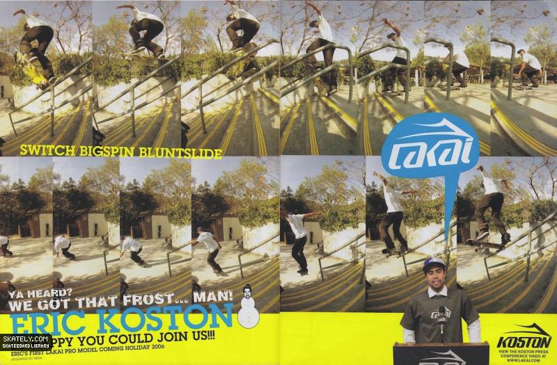 Eric Koston Lakai Ad