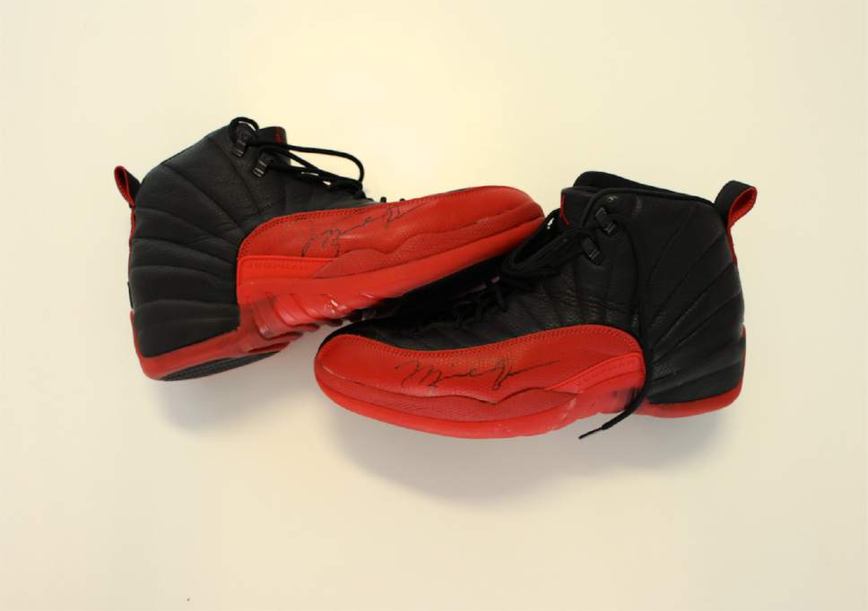 Autographed Air Jordan 12 "Flu Game"