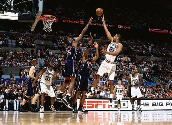 Tim Duncan in adidas a3 Superstar