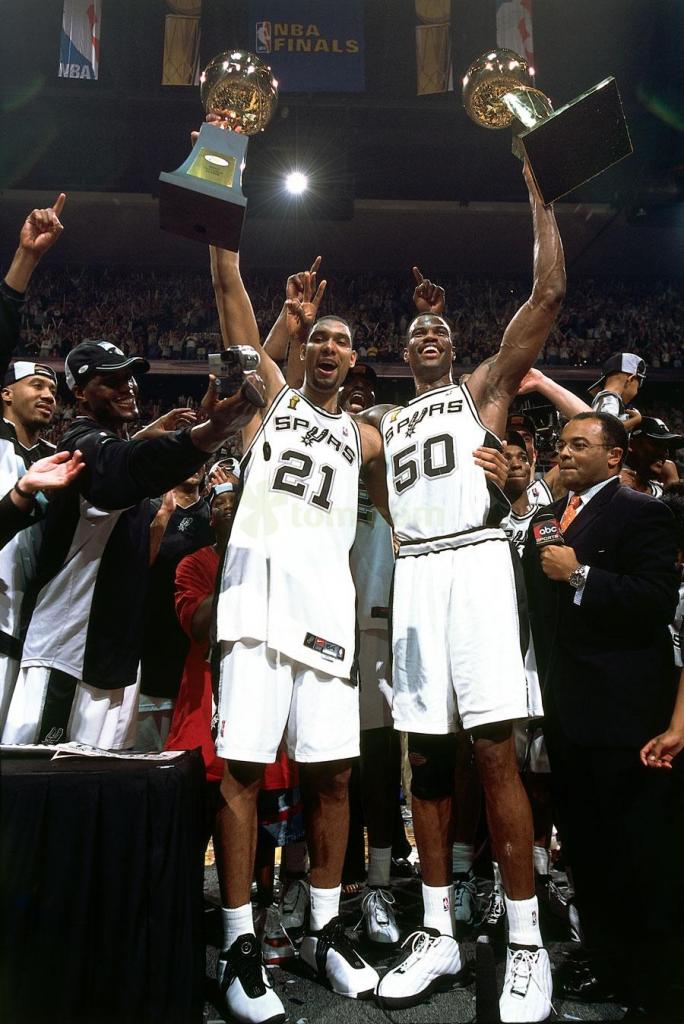 Tim Duncan’s Near Quadruple-Double Helps Spurs Win 2003 NBA Championship