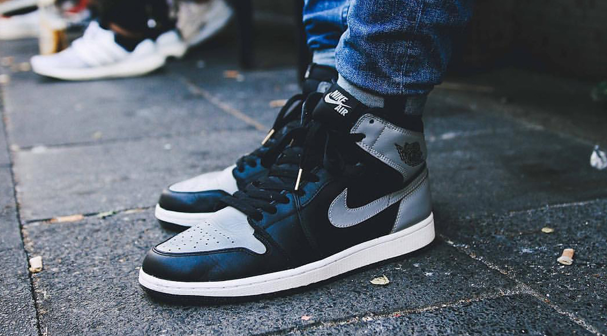 Air Jordan 1 Shadow On Foot