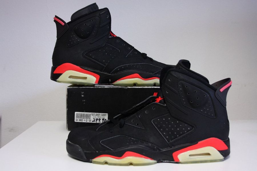 Original Air Jordan 6 from 1991 pic via Sneaker News